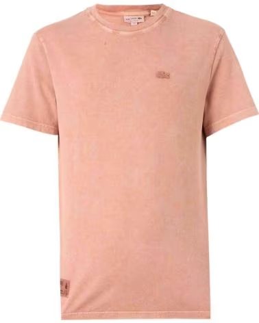 LACOSTE T-SHIRT A MANICHE CORTE TH989400I1K MARRON