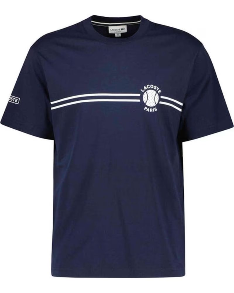 LACOSTE CAMISETA T-SHIRT EN COLOR PARA HOMBRE NEGRO
