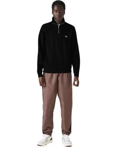 LACOSTE INTERLOCK SWEATSHIRT STEHKRAGEN REISSVERSCHLUSS 49523416596819 SH1927-00-031 HERREN SCHWARZ NEGRO