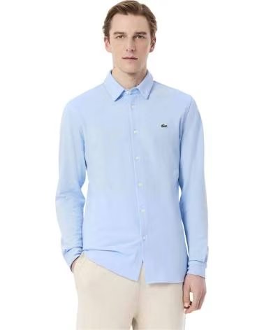 LACOSTE CAMISA CH021400HBP PARA HOMBRE AZUL