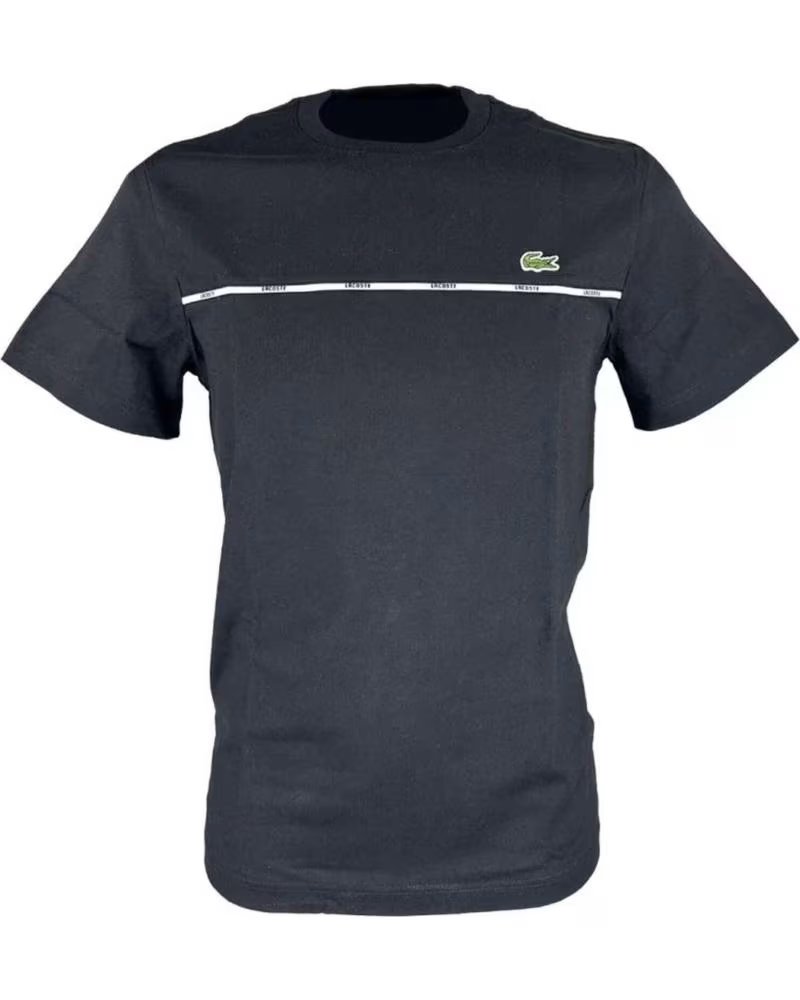 LACOSTE CAMISETA T-SHIRT EN COLOR PARA HOMBRE NEGRO