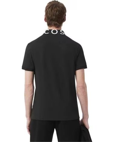 LACOSTE POLO PH953800031 DE MANGA CORTA NEGRO