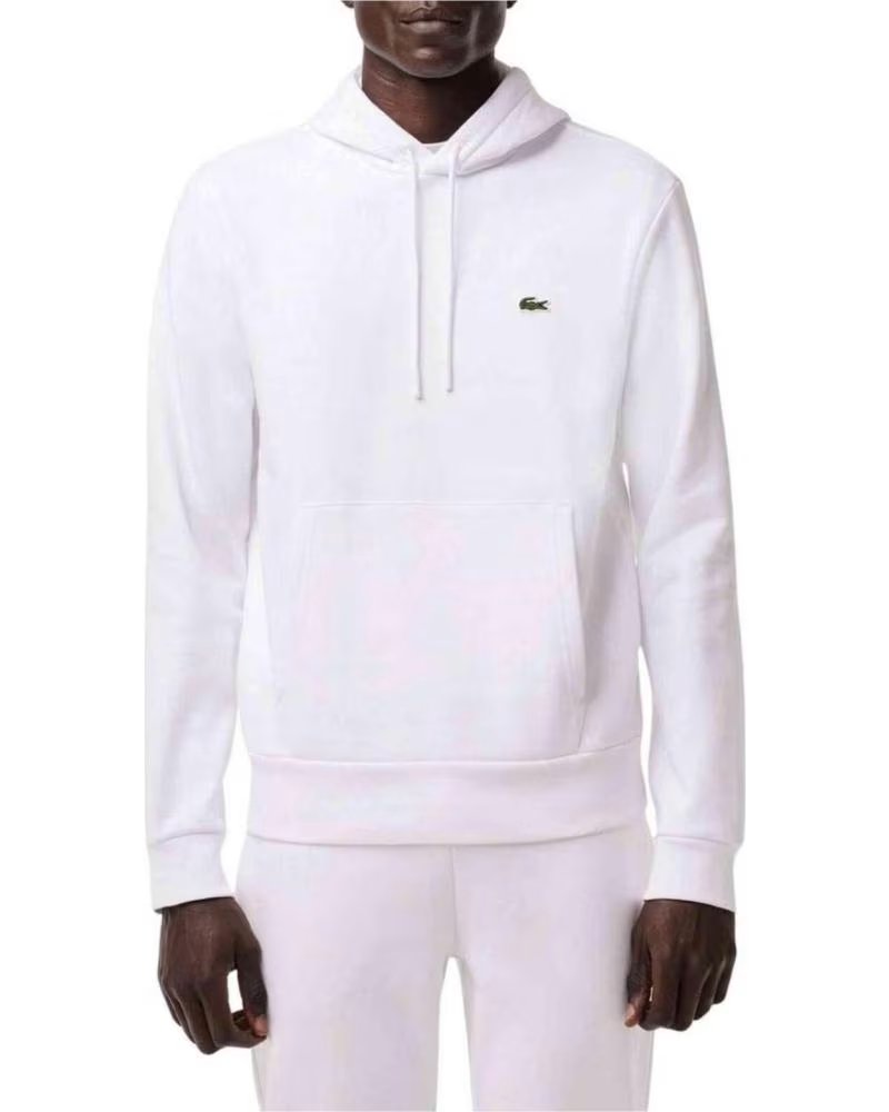 LACOSTE HOODED SWEATSHIRT SH9839-00-001 WHITE BLANCO