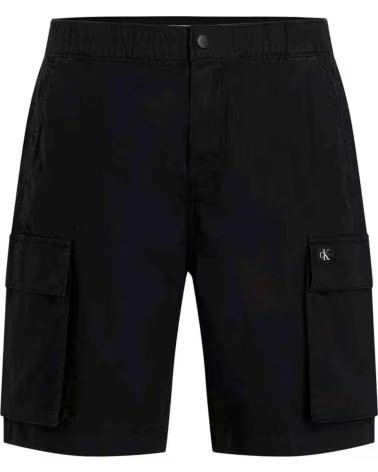 CALVIN KLEIN PANTALONCINI CARGO J30J327284BEH NERO CK BLACK