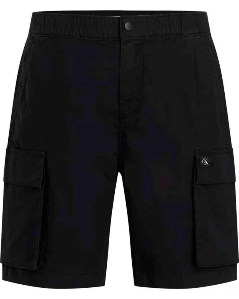 CALVIN KLEIN PANTALONCINI CARGO J30J327284BEH NERO CK BLACK