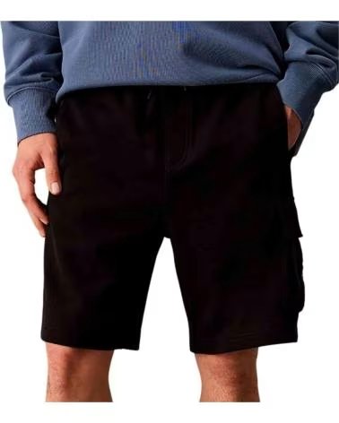 CALVIN KLEIN PANTALONCINI CARGO J30J327284BEH NERO CK BLACK