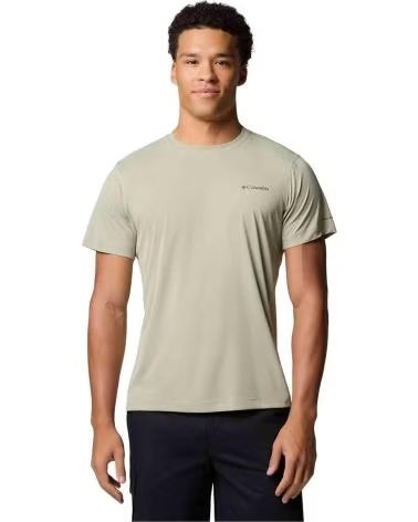 COLUMBIA MAGLIETTA A MANICHE CORTE 2118501348 BEIGE UOMO GREEN