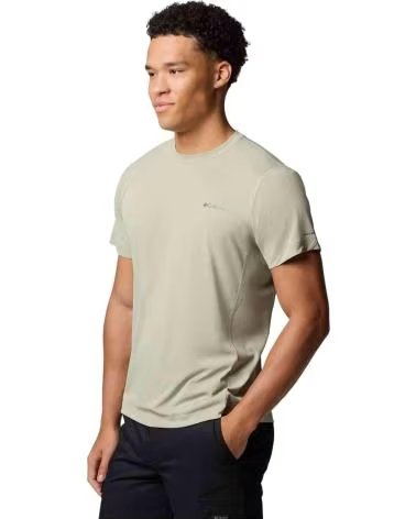 COLUMBIA MAGLIETTA A MANICHE CORTE 2118501348 BEIGE UOMO GREEN