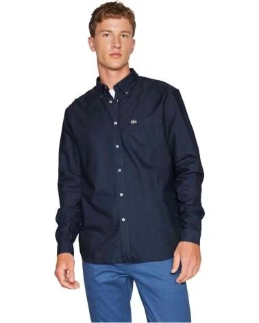 LACOSTE CAMISA 077-50510889615699 AZUL MARINO HOMBRE