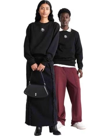 LACOSTE FELPA SH2736-031 UNISEX BLACK