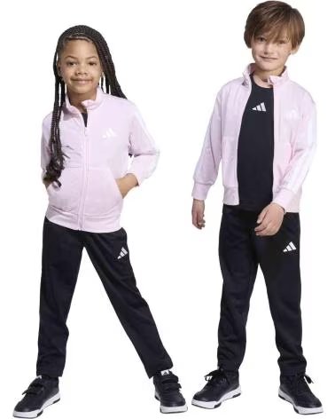 ADIDAS FATO DE TREINO COMPLETO JX8771 PARA CRIANÇAS, ROSA E PRETO CLPINK-WHITE-WHITE