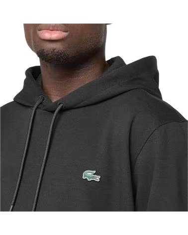 LACOSTE FELPA CON CAPPUCCIO SH5542-00-031 NERA NEGRO