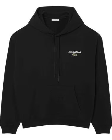 LACOSTE KAPUZENPULLOVER SH5947-00-031 NOIR