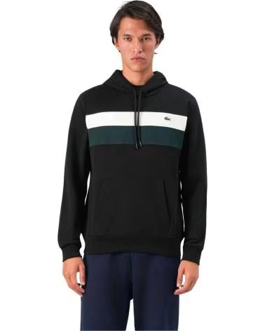 LACOSTE HOODIE SH8161-00-6XH BLACK