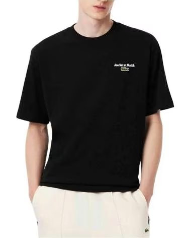 LACOSTE CAMISETA DE MANGA CORTA TH5950-00-031 EN NEGRO PARA HOMBRE NOIR