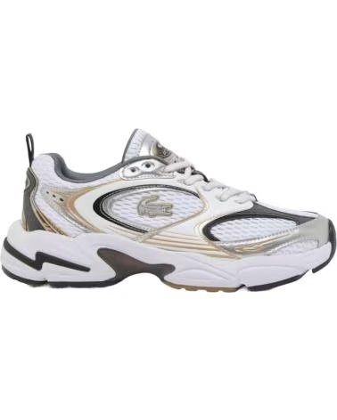 LACOSTE Zapatillas Storm 96 2K en blanco para mujer WHT-SLV