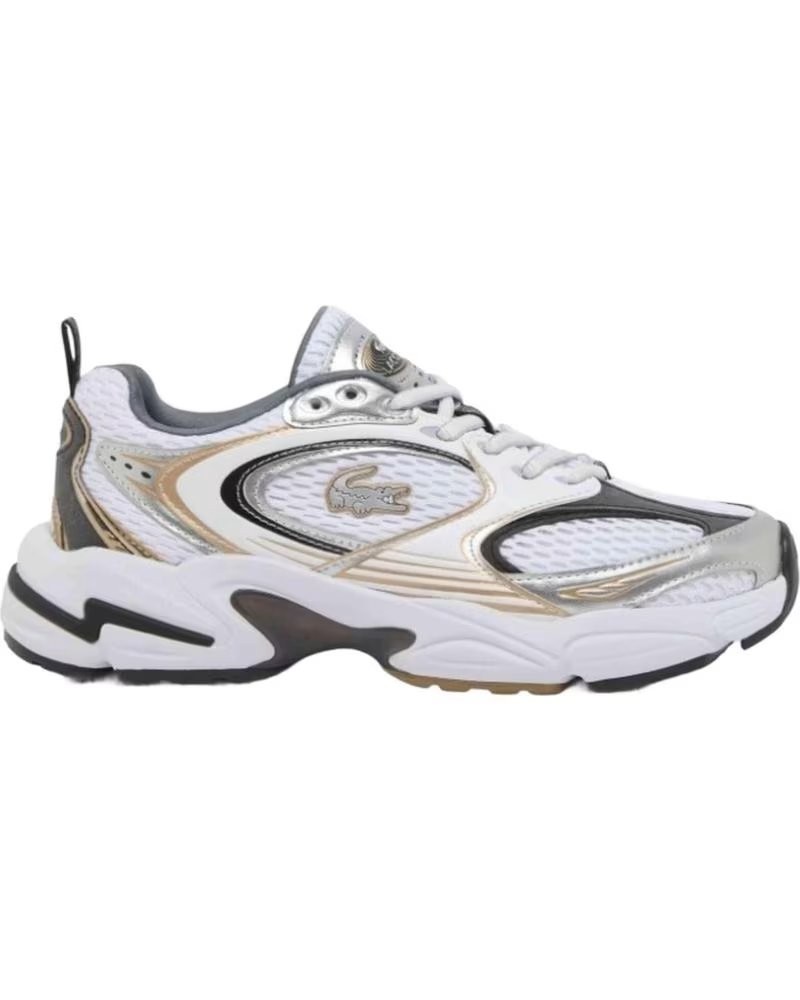 LACOSTE Zapatillas Storm 96 2K en blanco para mujer WHT-SLV