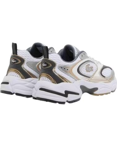 LACOSTE Zapatillas Storm 96 2K en blanco para mujer WHT-SLV