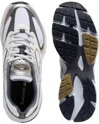LACOSTE Zapatillas Storm 96 2K en blanco para mujer WHT-SLV