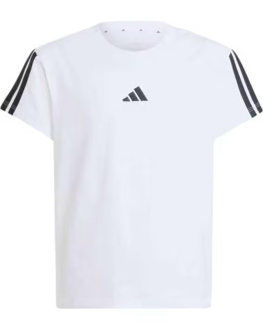 ADIDAS T-SHIRT A MANICHE CORTE JJ0945 PER BAMBINA WHITE-BLACK