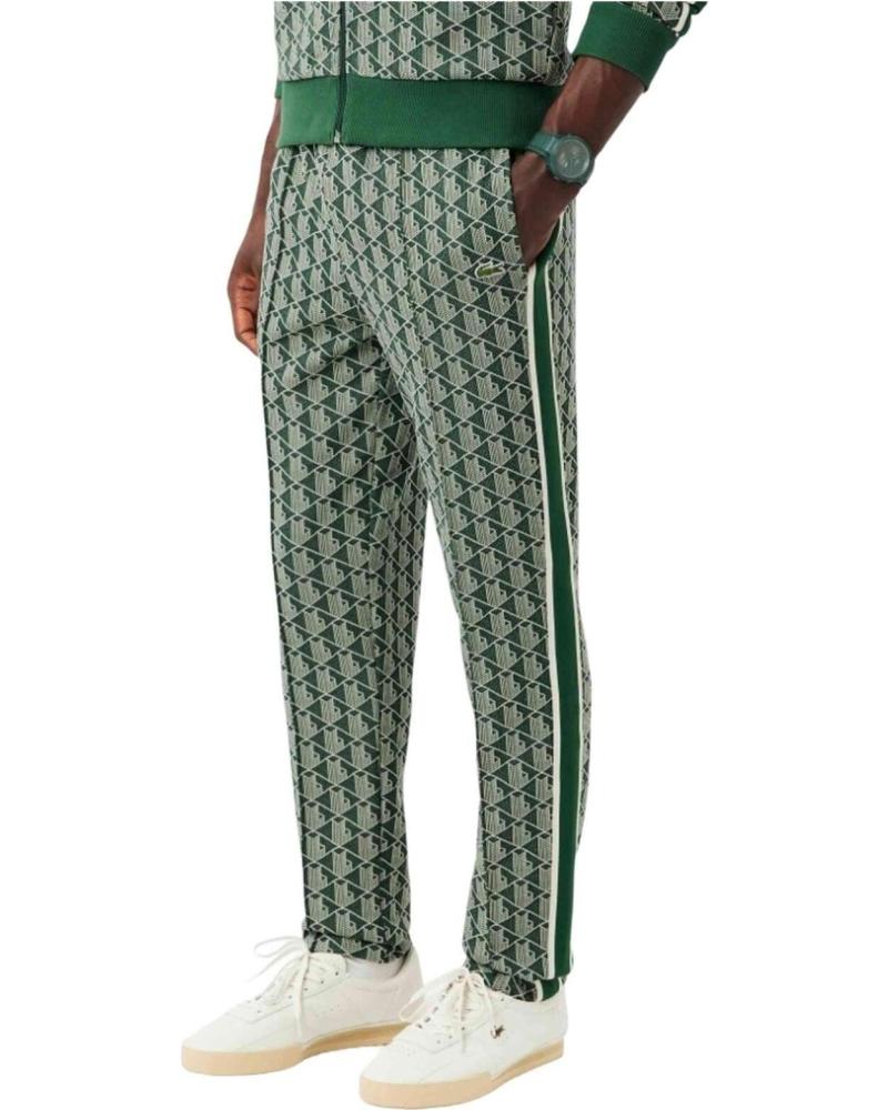 LACOSTE PANTALÓN DE CHÁNDAL XH1440-00-D1R VERDE GREEN