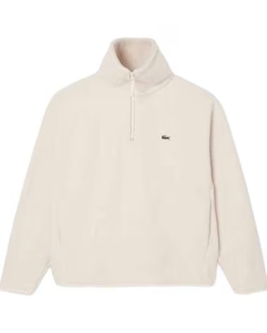 LACOSTE SUDADERA SH5500-00 BEIGE HOMBRE BLANC