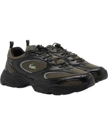 TÉNIS LACOSTE STORM 96 2K PARA HOMEM BLK-LT GRN NEGRO