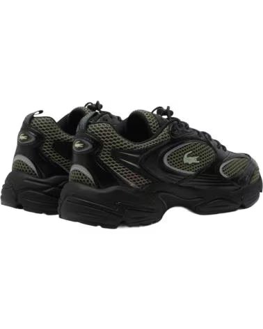 TÉNIS LACOSTE STORM 96 2K PARA HOMEM BLK-LT GRN NEGRO