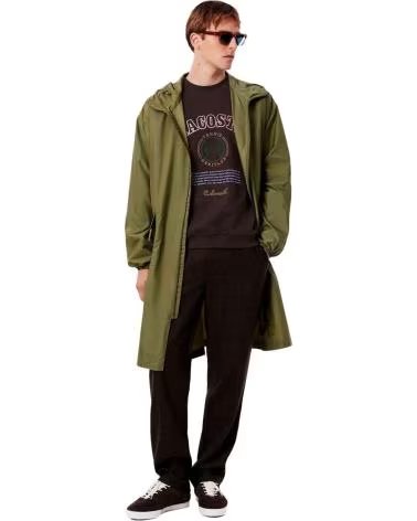 LACOSTE FELPA UOMO MARRONE NAN