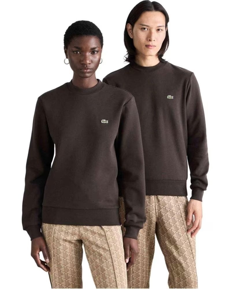 LACOSTE SUDADERA UNISEX MARRÓN NAN