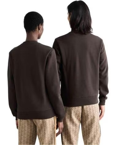 LACOSTE SUDADERA UNISEX MARRÓN NAN