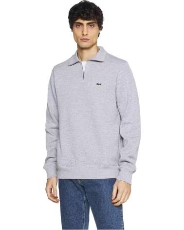 LACOSTE FELPA SH1927CCA GRIGIA DA UOMO GRIS