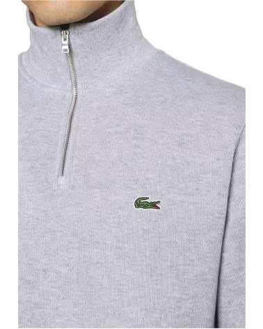 LACOSTE FELPA SH1927CCA GRIGIA DA UOMO GRIS
