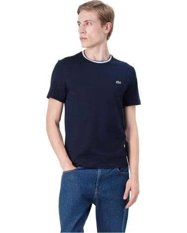 LACOSTE CAMISETA DE MANGA CORTA PARA HOMBRE EN AZUL NAN