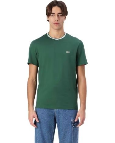 LACOSTE T-SHIRT MANCHES COURTES 124-15289078055256 VERT NAN