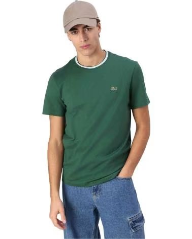 LACOSTE T-SHIRT MANCHES COURTES 124-15289078055256 VERT NAN