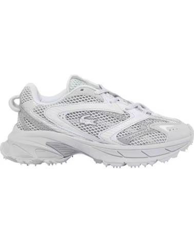SNEAKERS LACOSTE 49SFA0007-08C BIANCO GRIGIO DONNA LT GRY-GRY