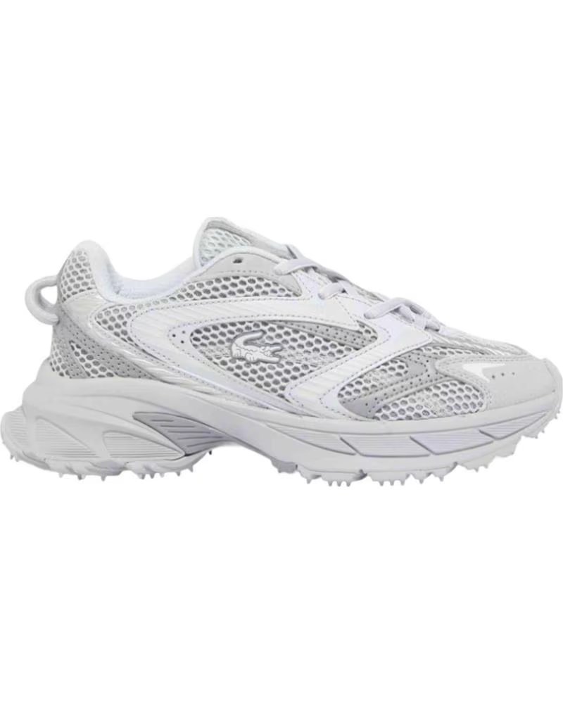 SNEAKERS LACOSTE 49SFA0007-08C BIANCO GRIGIO DONNA LT GRY-GRY