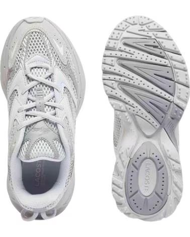 SNEAKERS LACOSTE 49SFA0007-08C BIANCO GRIGIO DONNA LT GRY-GRY