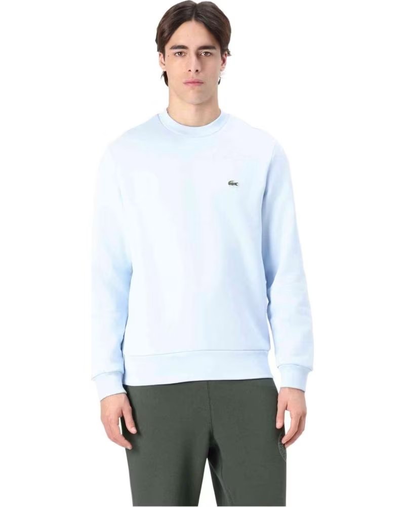 LACOSTE FELPA SH9608T01 AZZURRO CELESTE