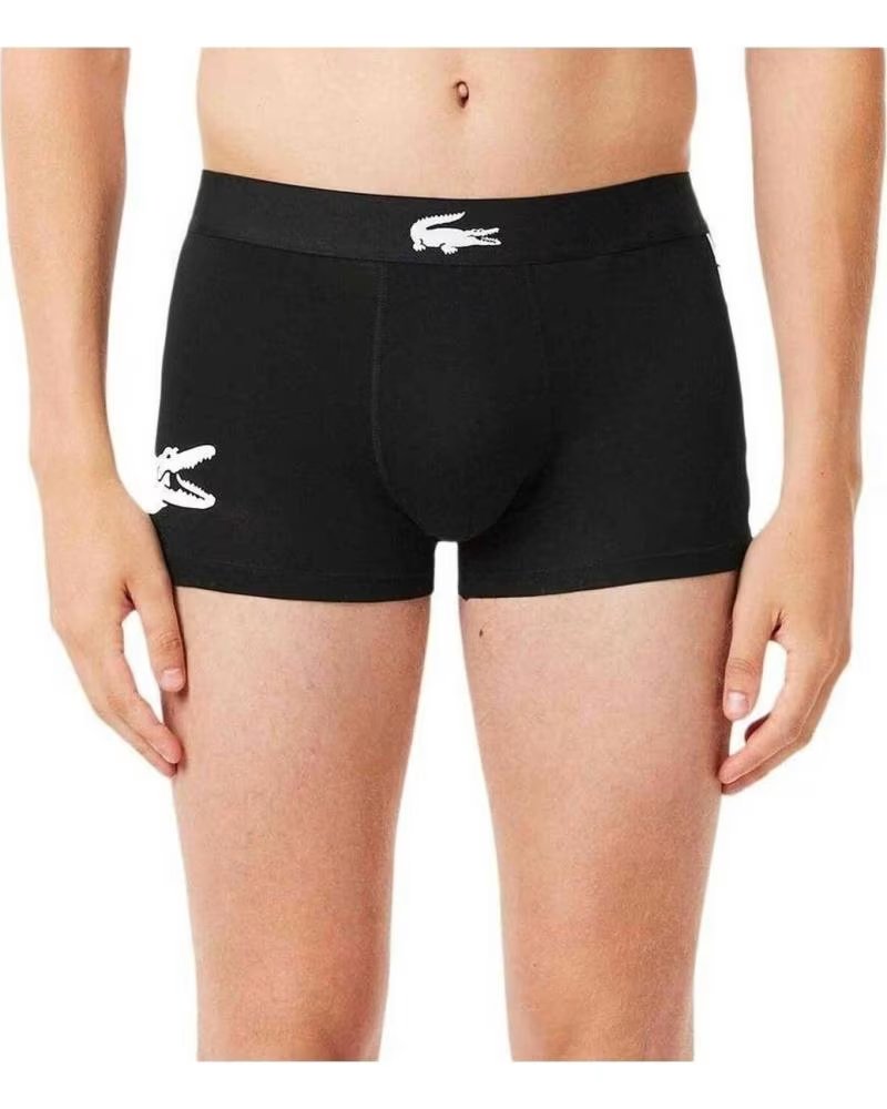 LACOSTE BOXER 5H1291-9DI NERO BLACK-WHITE-BLACK