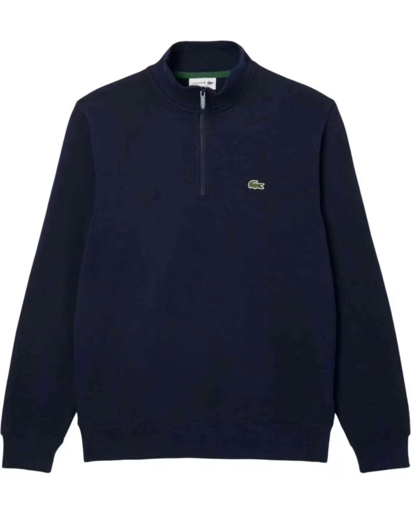 LACOSTE SH9774-166 SWEATSHIRT MIT KURZEM REISSVERSCHLUSS NAVY BLUE
