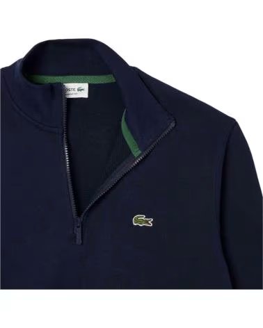 LACOSTE SH9774-166 SWEATSHIRT MIT KURZEM REISSVERSCHLUSS NAVY BLUE