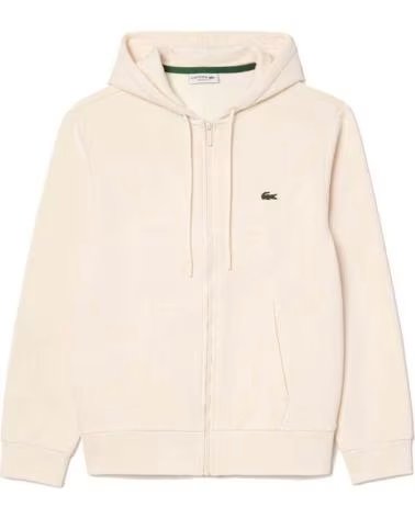 LACOSTE SH9626-XFJ UNISEX KAPUZENPULLOVER IN BEIGE LAPLAND