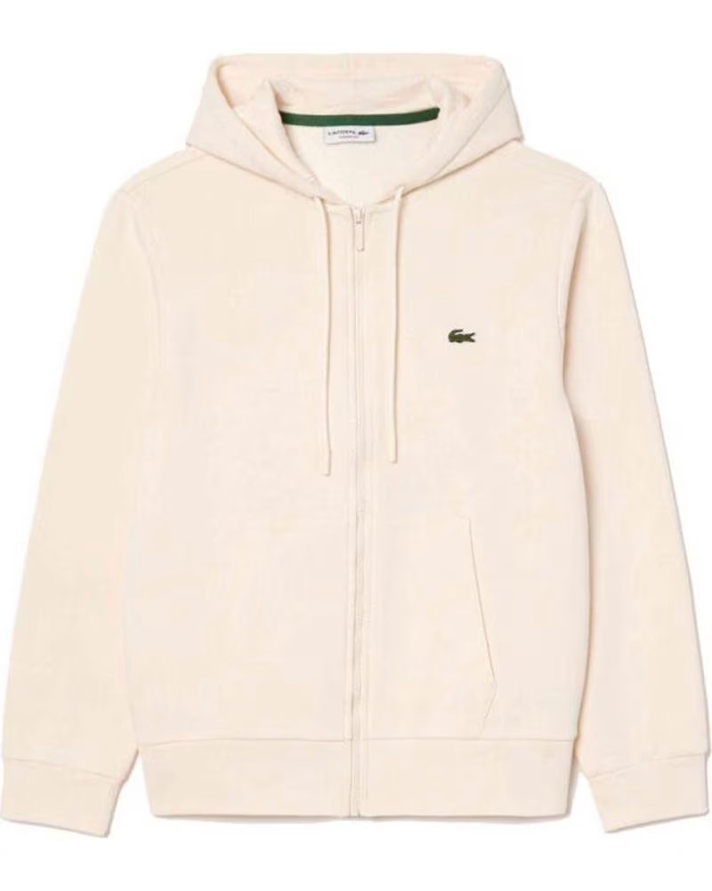 LACOSTE SH9626-XFJ UNISEX KAPUZENPULLOVER IN BEIGE LAPLAND