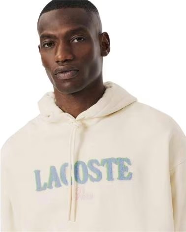 LACOSTE SH5464-XFJ KAPUZENPULLOVER FÜR HERREN IN BEIGE LAPLAND
