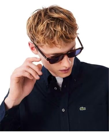 LACOSTE SHIRT 077-51877795529043 NAVY BLUE AZUL MARINO