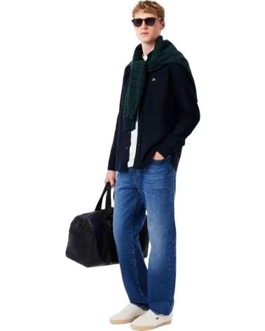 LACOSTE SHIRT 077-51877795529043 NAVY BLUE AZUL MARINO