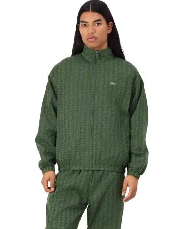 CHAQUETA LACOSTE MONOGRAMA BH8902 HOMBRE VERDE