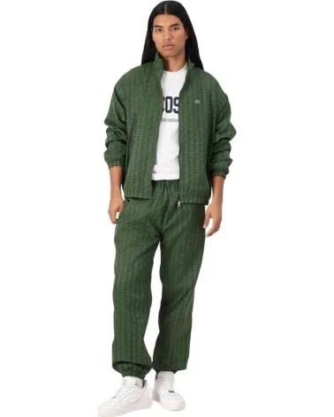 VESTE LACOSTE MONOGRAMME BH8902 HOMME VERT VERDE